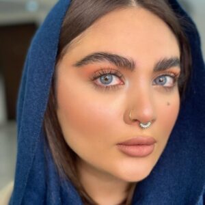 لنز رنگی سلنا مدل هاوایی بلو آبی طوسی در فروشگاه لنز باران